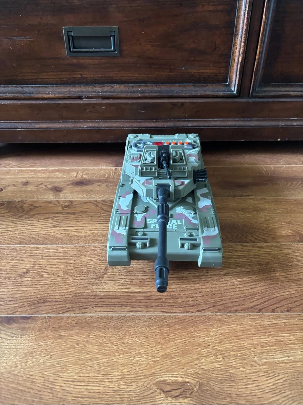 Green Camo Toy Tank - Kids Military Play